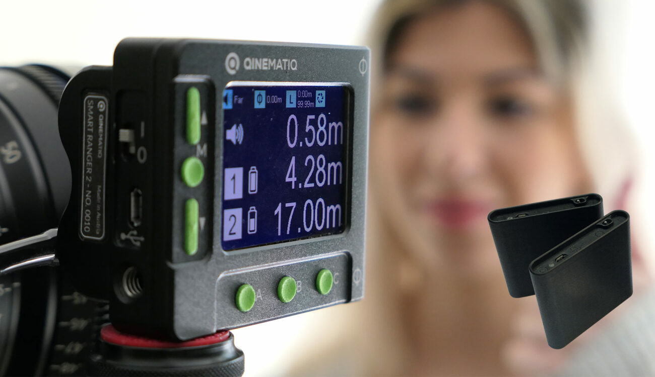 Qinematiq Smart Ranger 2 - Precise Distance Measurement for up to 3 Subjects