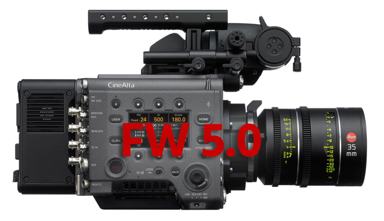 Sony VENICE Firmware 5.0 Announced – New HFR Modes up to 6K 90fps