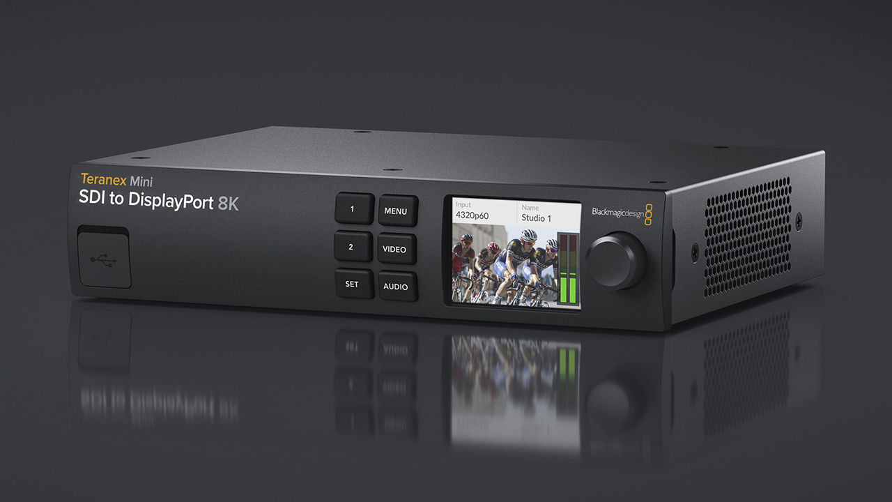 Blackmagic Design Announces Teranex Mini SDI to DisplayPort 8K HDR