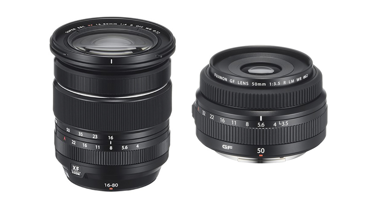 FUJINON XF 16-80 mm F/4 R OIS WR y GF 50 mm F/3.5 R LM WR ahora disponibles para pedidos por anticipado