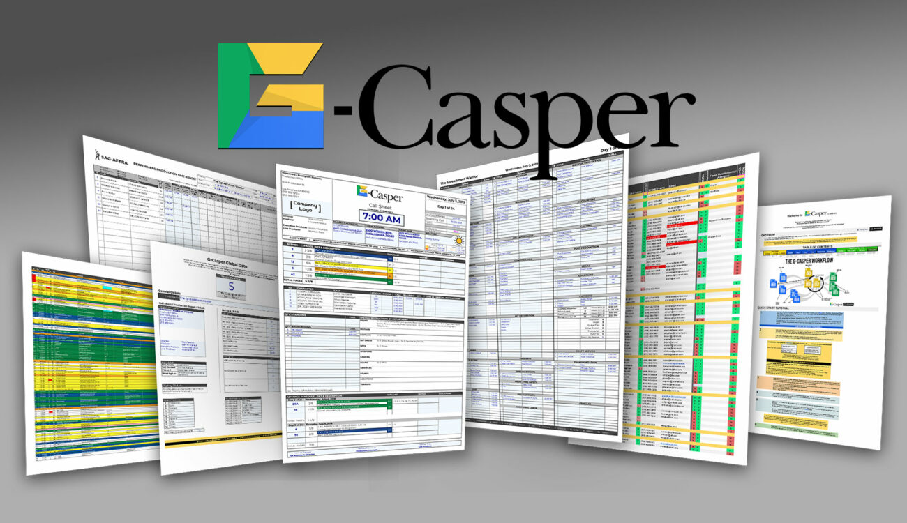 G-Casper - Free Cloud-Based Tool for Easy Call Sheets