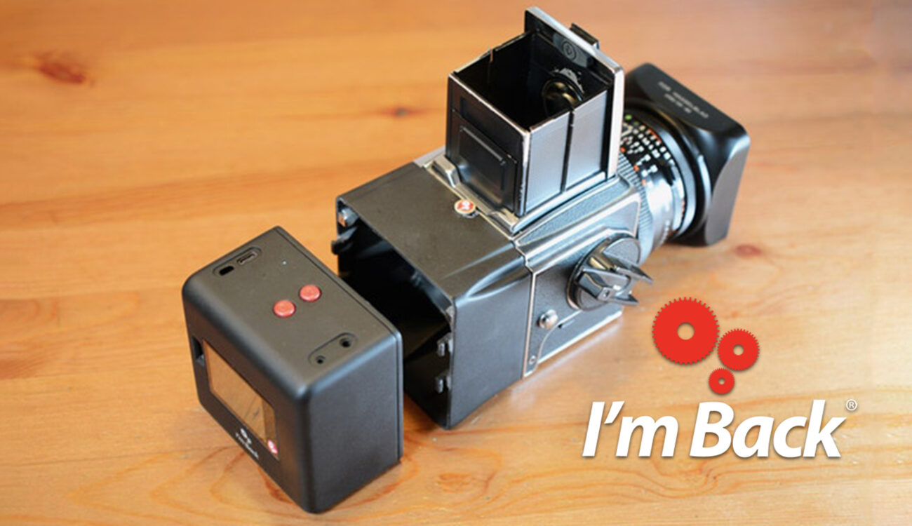 "I'm Back" Goes Medium Format – Digital Back for Analogue Cameras