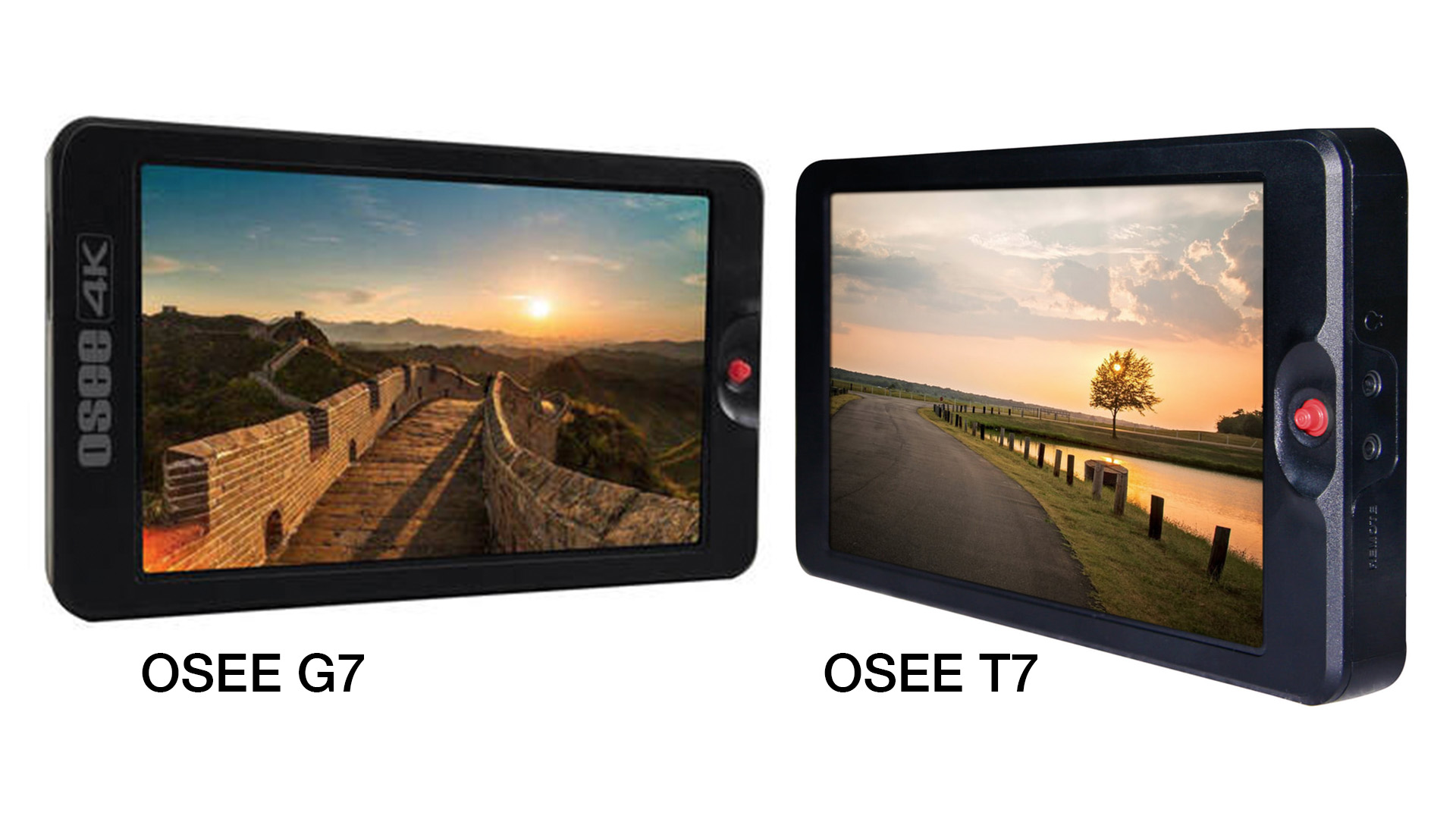 Anuncian el OSEE G7 y el T7 – ​​Monitores de campo 4K SDI/HDMI de 7″ y 3000nits