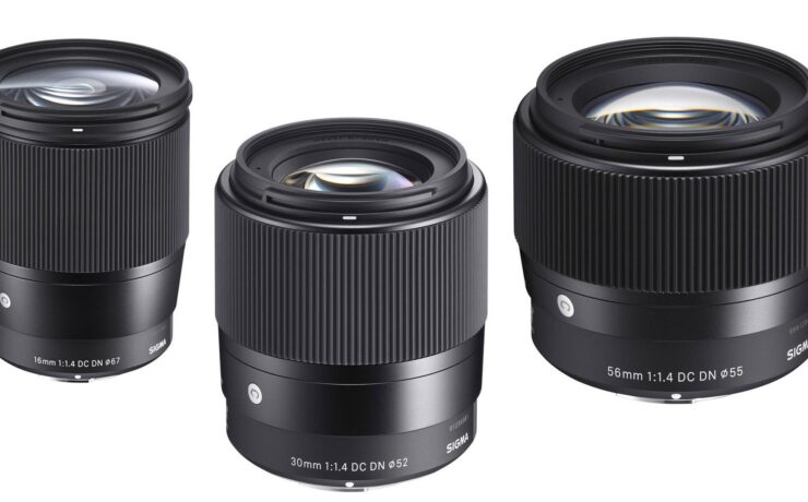 SIGMA 16mm, 30mm and 56mm f/1.4 - Soon Available for Canon EF-M Mount