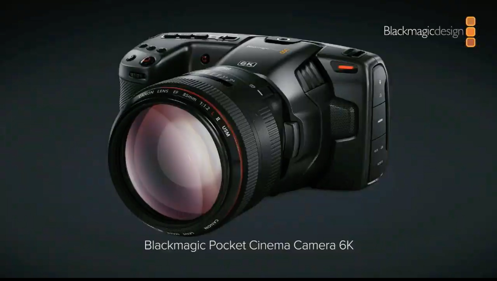 Anuncian la cámara Blackmagic Pocket Cinema 6K – sensor Super 35 y montura EF