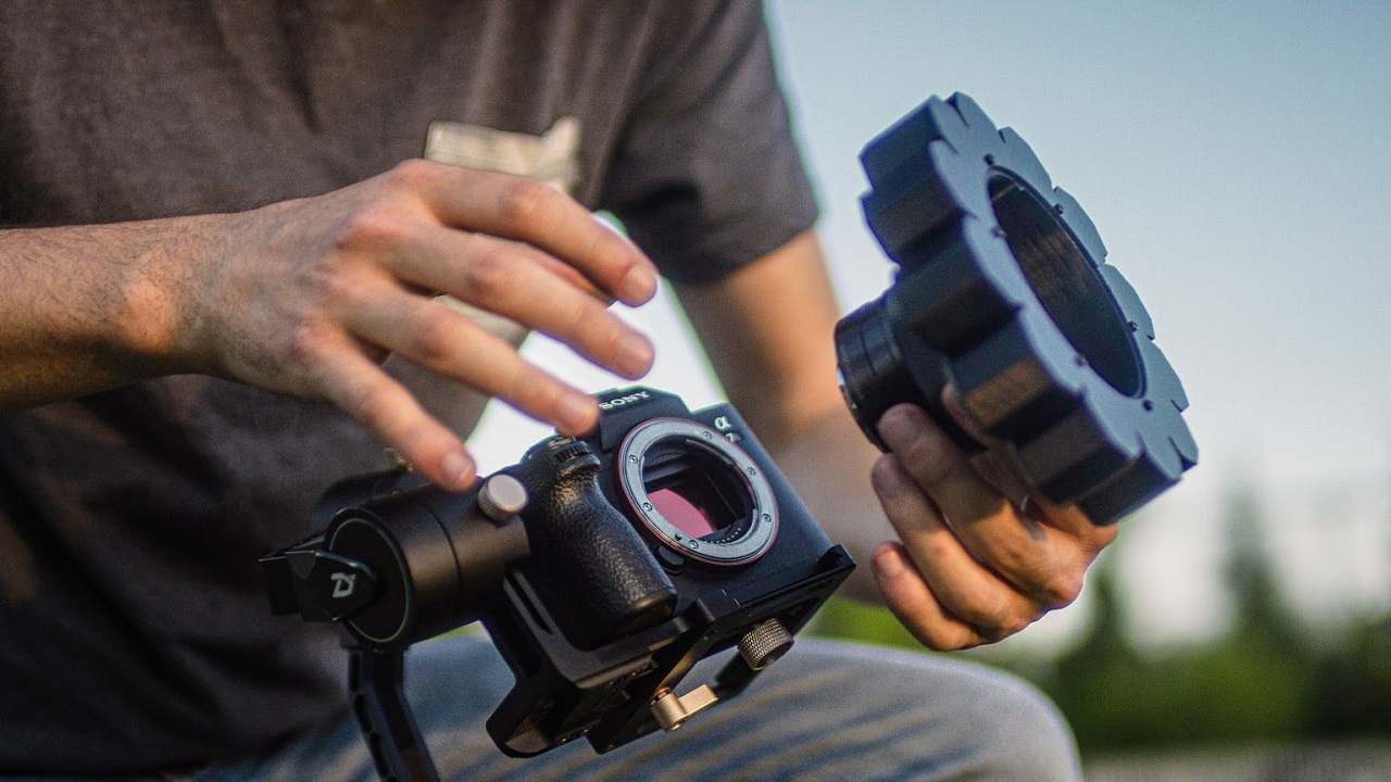 Quickdraw de Reflex Cinema - Sistema de contrapeso de lentes para gimbal