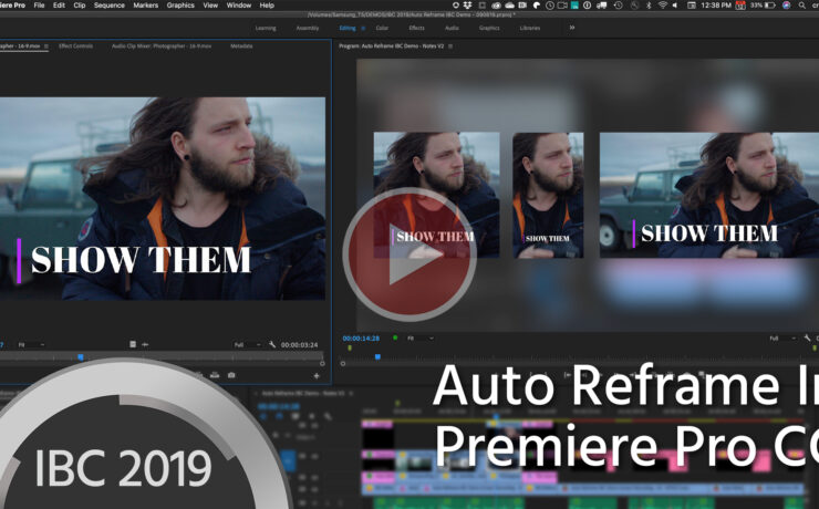 Auto Reframe For Premiere Pro CC Intelligently Edits Footage For Social Video Formats