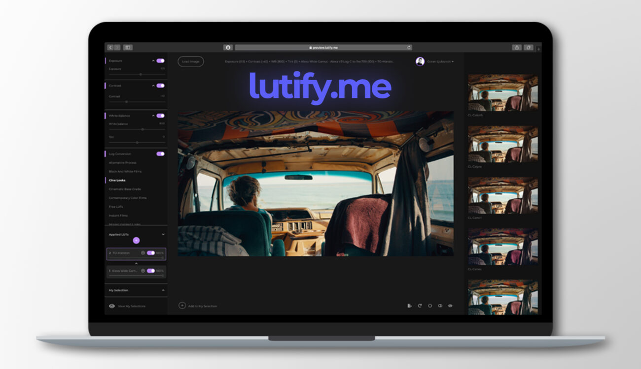 Lutify.me Update – You Now Can Export Created LUTs Directly