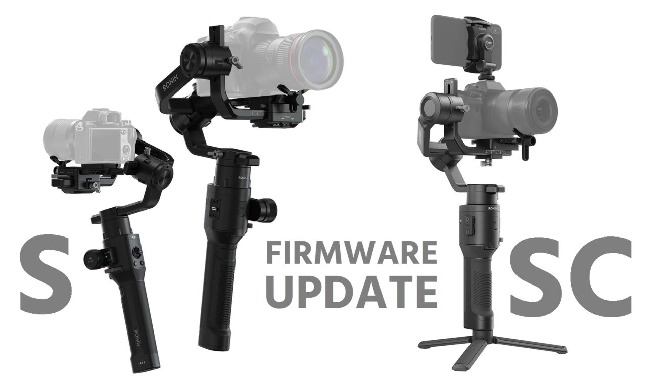 DJI Ronin-S and Ronin-SC Firmware Updates - ActiveTrack 3.0 and Force Mobile now Available on Ronin-S