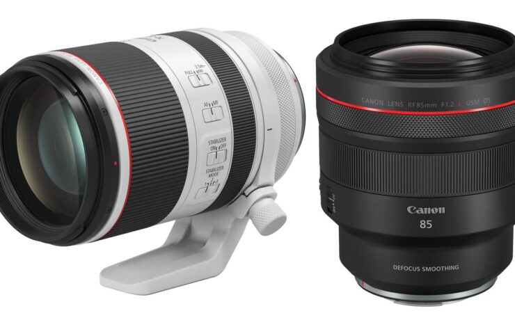 New Canon RF Lenses - RF 70-200mm f/2.8L IS USM and 85mm f/1.2L USM DS