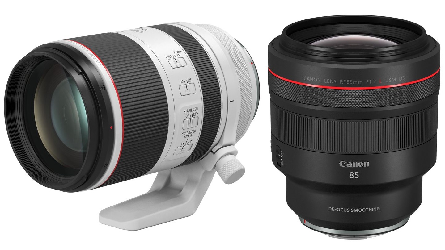 キヤノンが2本のRFレンズを発売 － RF 70-200mm f/2.8L IS USM と 85mm f/1.2L USM DS