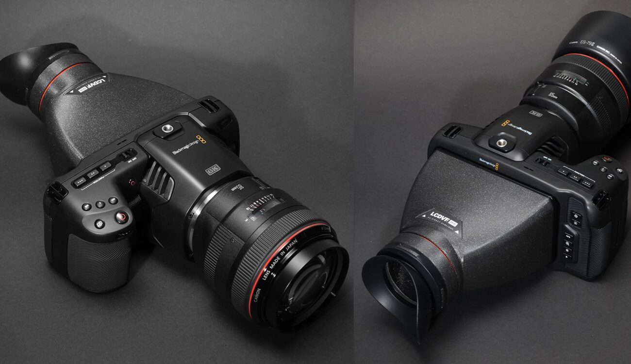 Kinotehnik LCDVF BM5 - New Viewfinder for Blackmagic Pocket Cinema Camera 4K and 6K