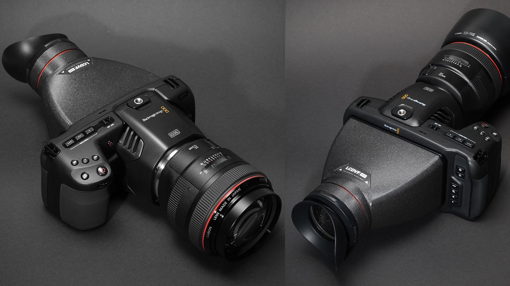 Kinotehnik LCDVF BM5 - nuevo visor electrónico para las Blackmagic Pocket Cinema Camera 4K y 6K