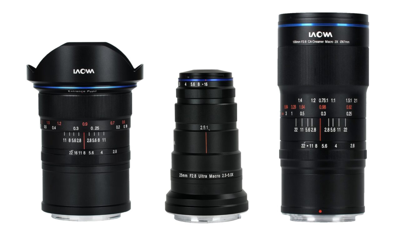 Laowa 12mm Zero-D, 25mm and 100mm Ultra Macro Lenses - Now Also for Nikon Z and Canon RF