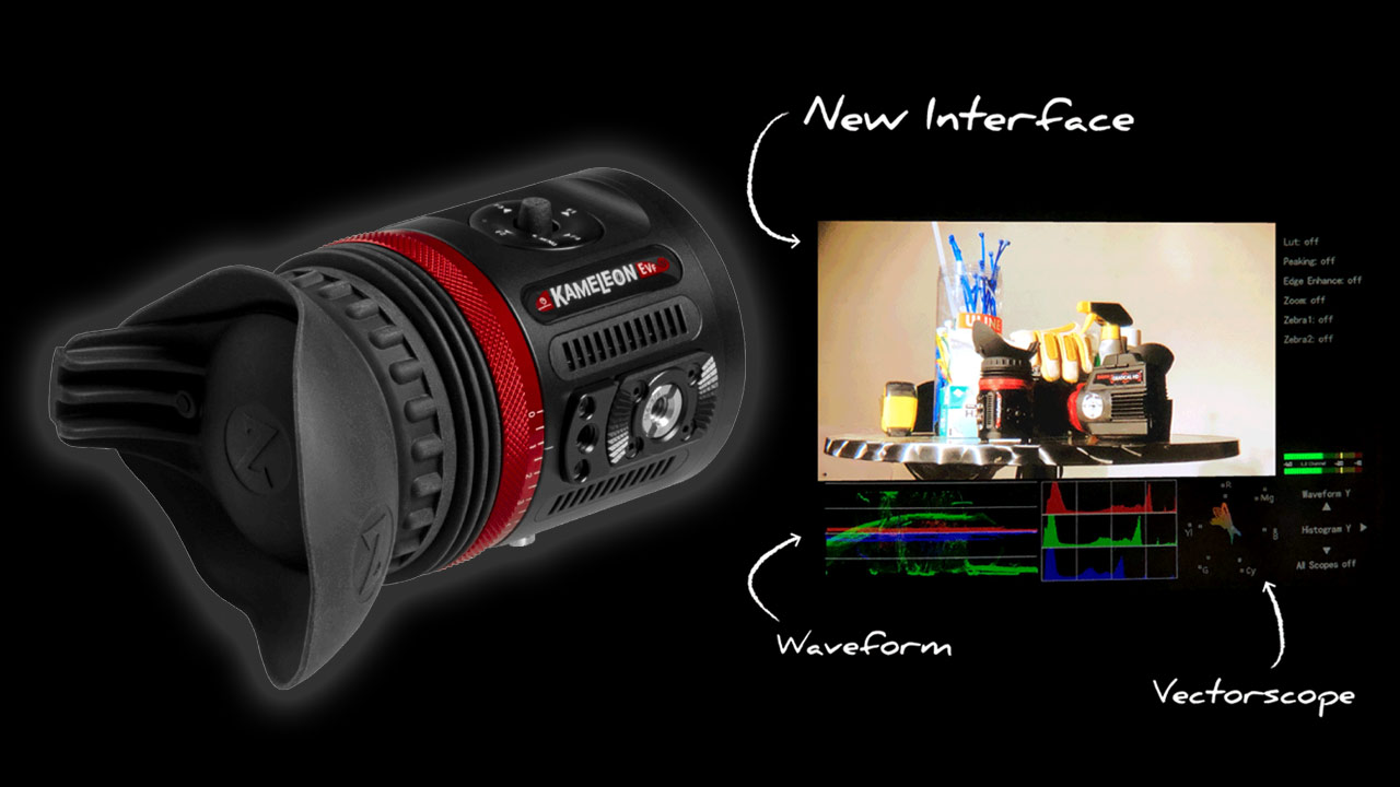 Zacuto Announces Kameleon EVF Pro - Now with Waveform