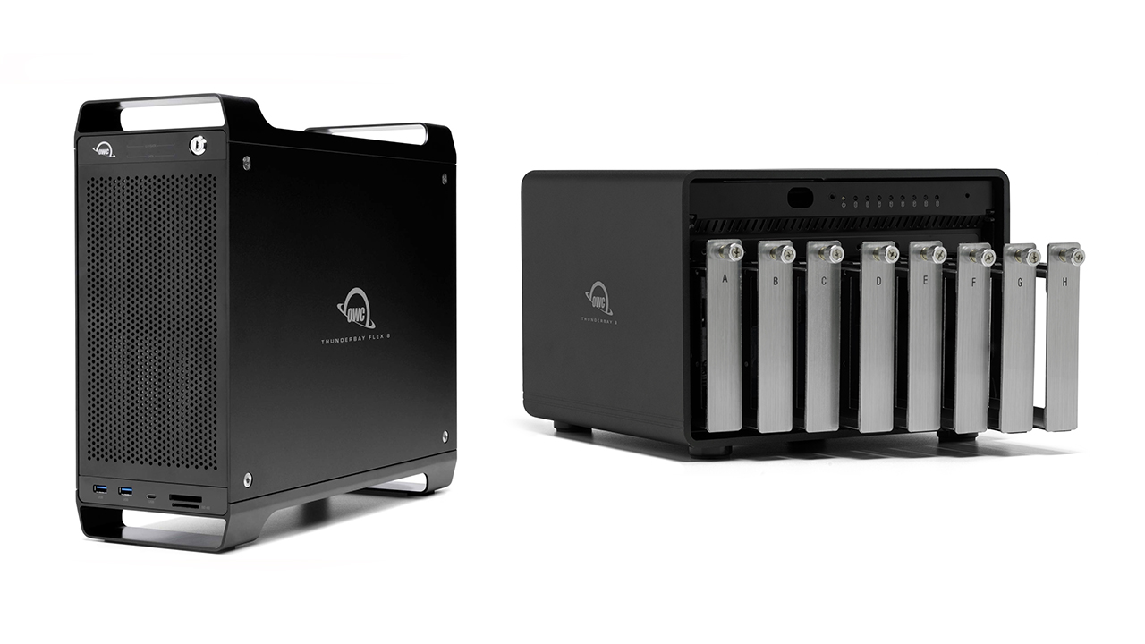 Soluciones de almacenamiento OWC Thunderbolt 3 - ThunderBay 8 y ThunderBay FLEX 8