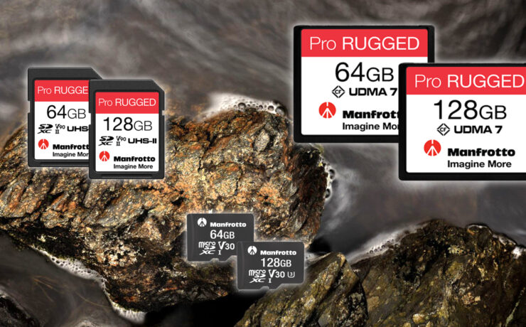 Manfrotto Launches 'Pro Rugged' Line of SD, microSD and CF Cards