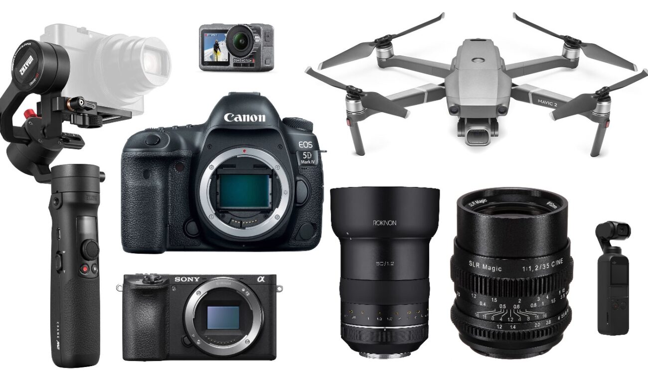 This Week’s Top Deals for Filmmakers – DJI Mavic 2 Pro, Sony a6500, Canon 5D Mark IV, Lenses and More