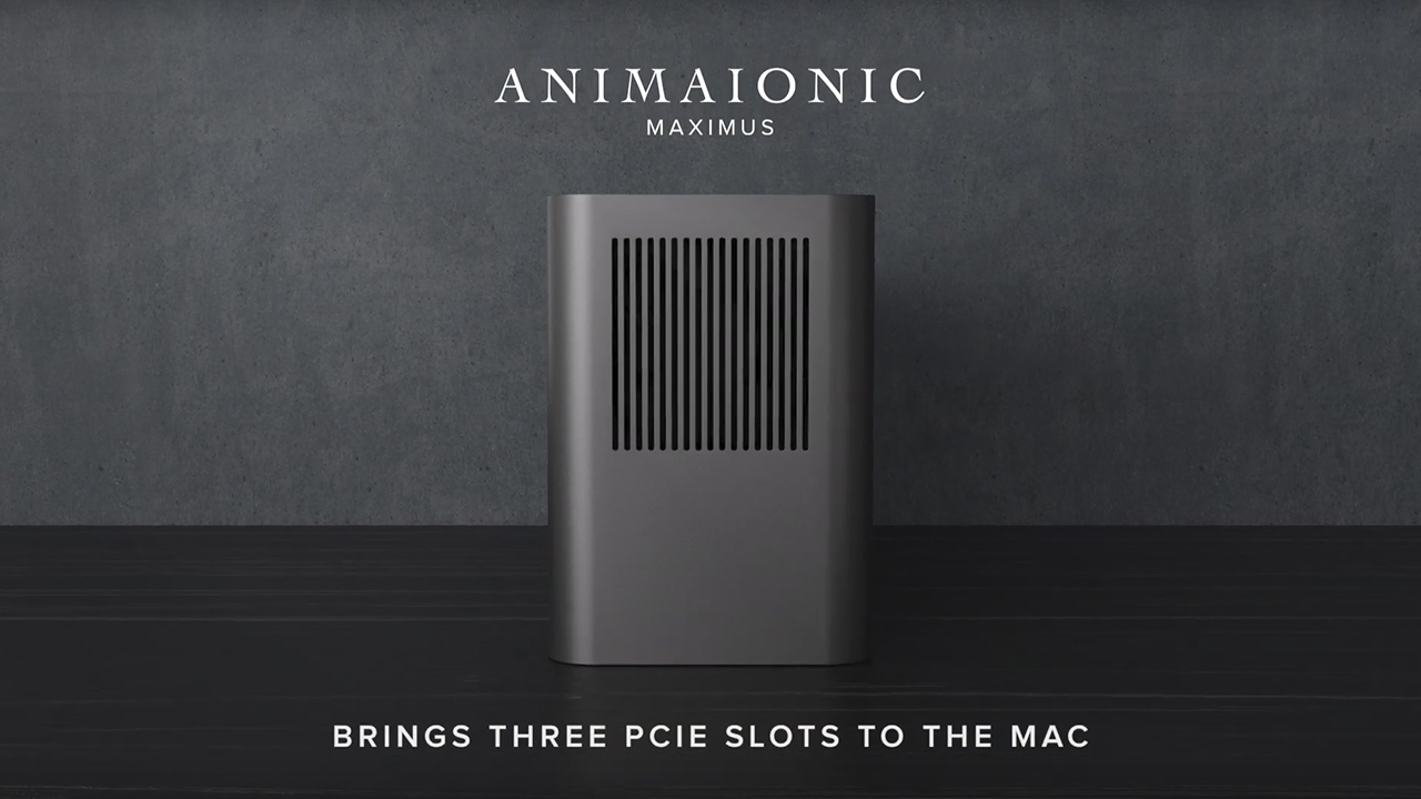 ANIMAIONIC MAXIMUS en Kickstarter – agrega tres ranuras PCIe a tu Mac