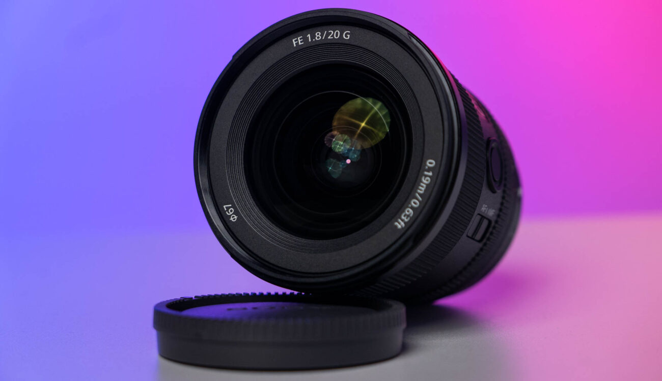 Sony FE 20mm f/1.8 G Announced - Ultra-Wide-Angle AF Lens with Manual Aperture Ring