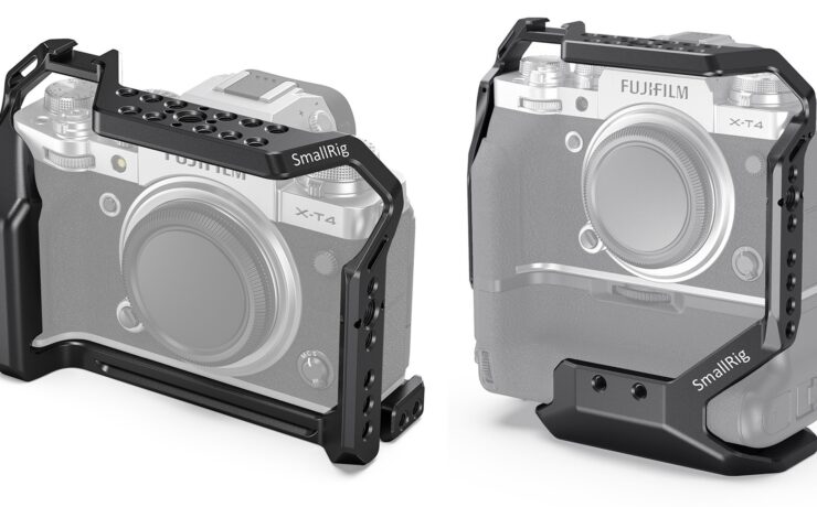 SmallRig FUJIFILM X-T4 Cage Announced - Version With and Without Battery Grip