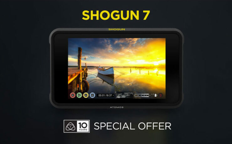 Atomos 10-Year Anniversary Promotion - Free Gifts With Every Shogun 7 Purchase
