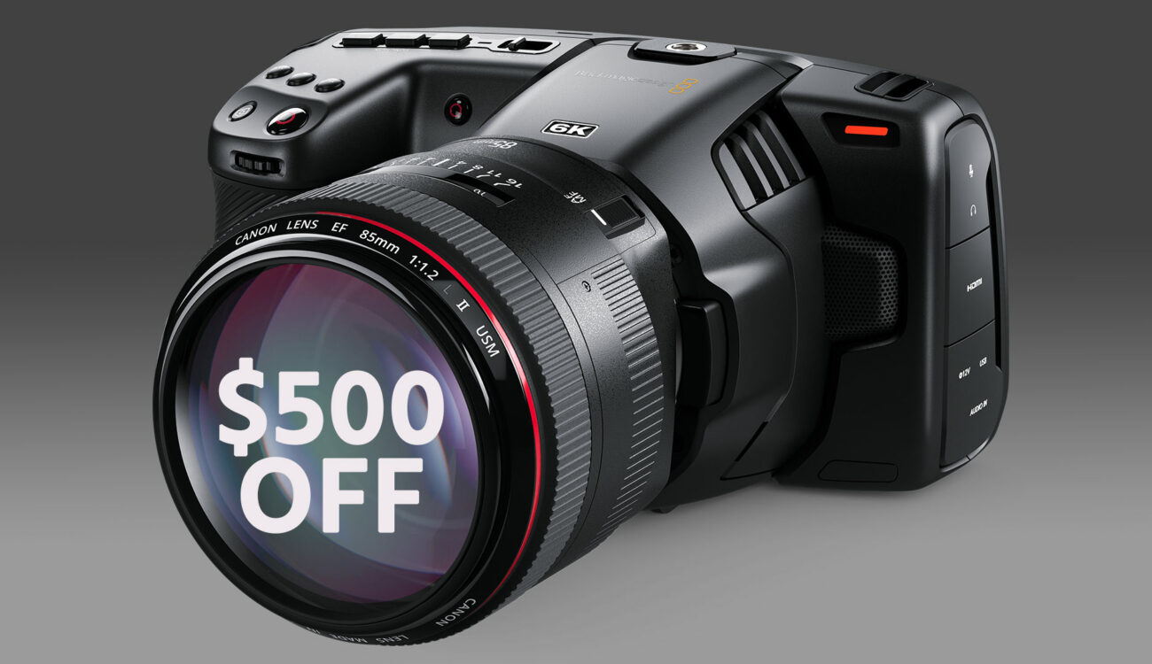 Blackmagic Pocket Cinema Camera 6K Gets $500 Price Drop