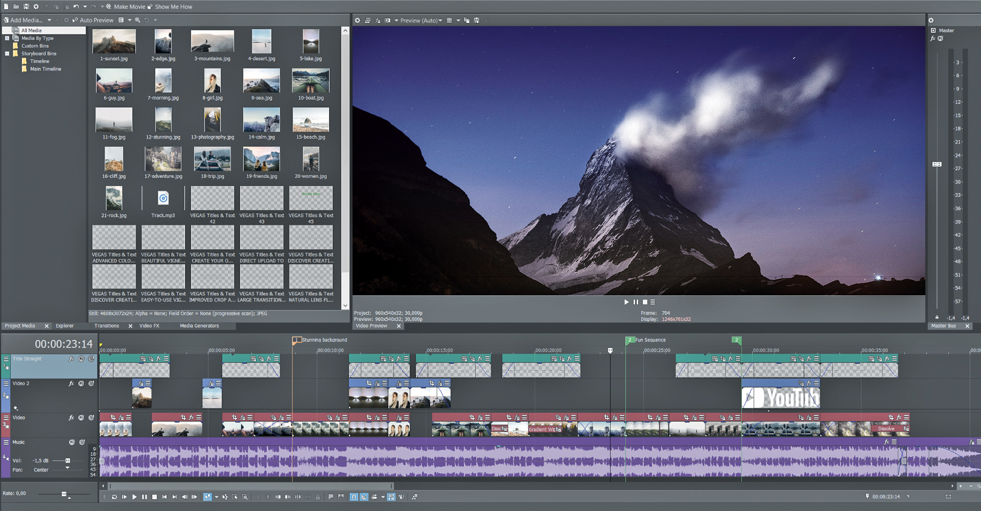 Vegas Movie Studio 17 New Pro Features Without The Complexity Cined