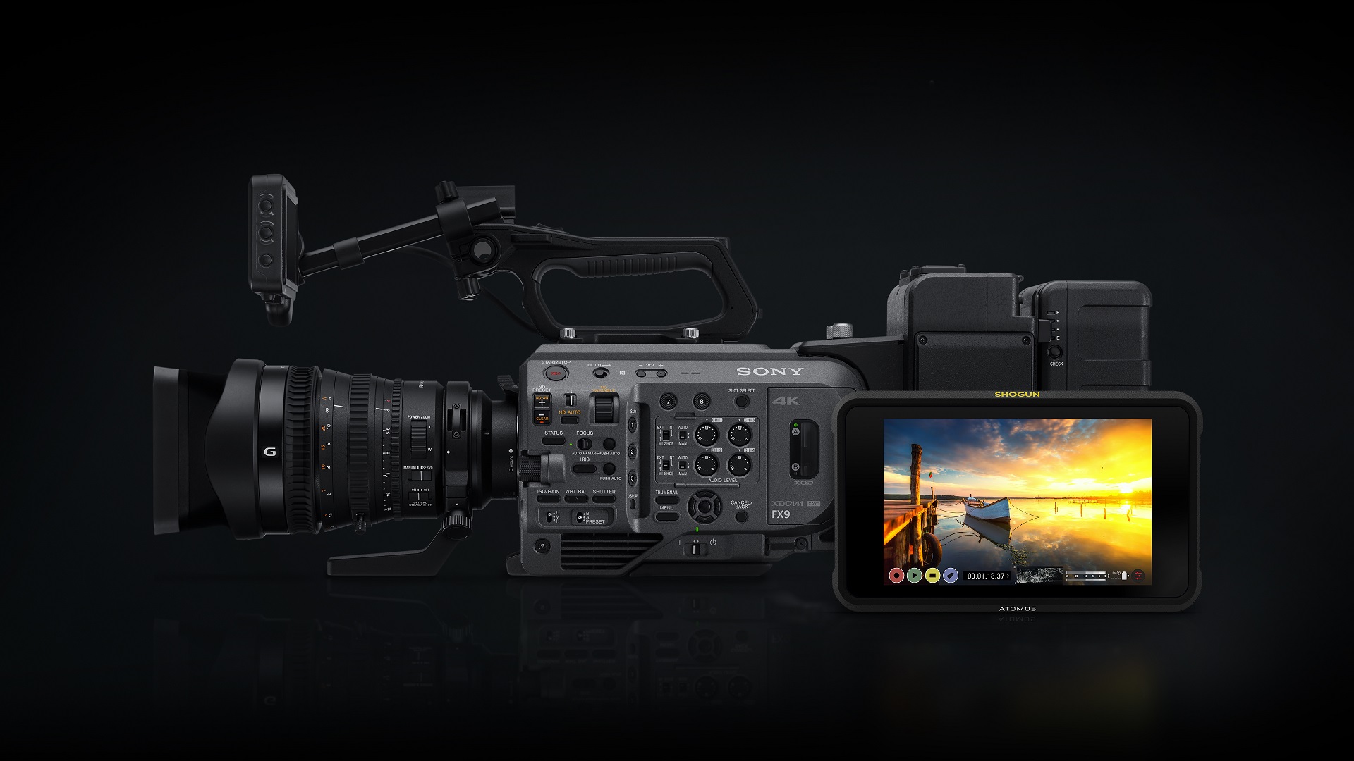 El Atomos Shogun 7 admitirá grabación ProRes RAW desde la Sony FX9