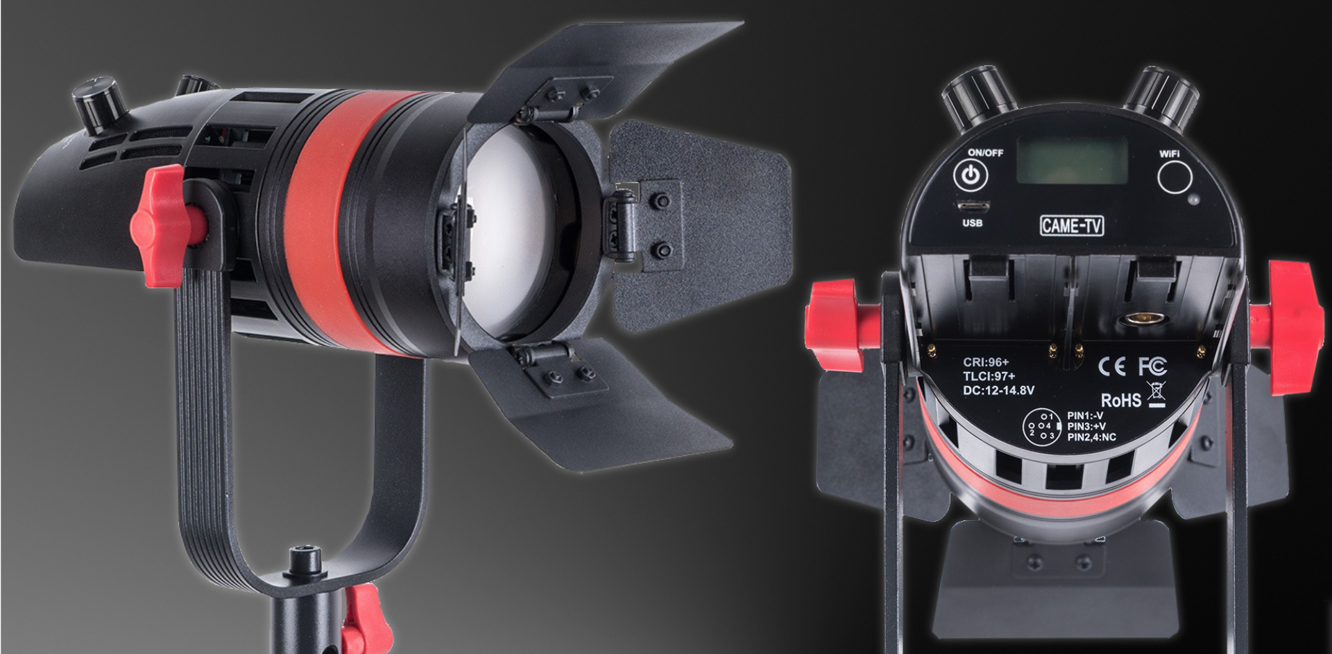 Presentaron la nueva Boltzen Q-55S Mini Bi-Color Fresnel LED de CAME-TV