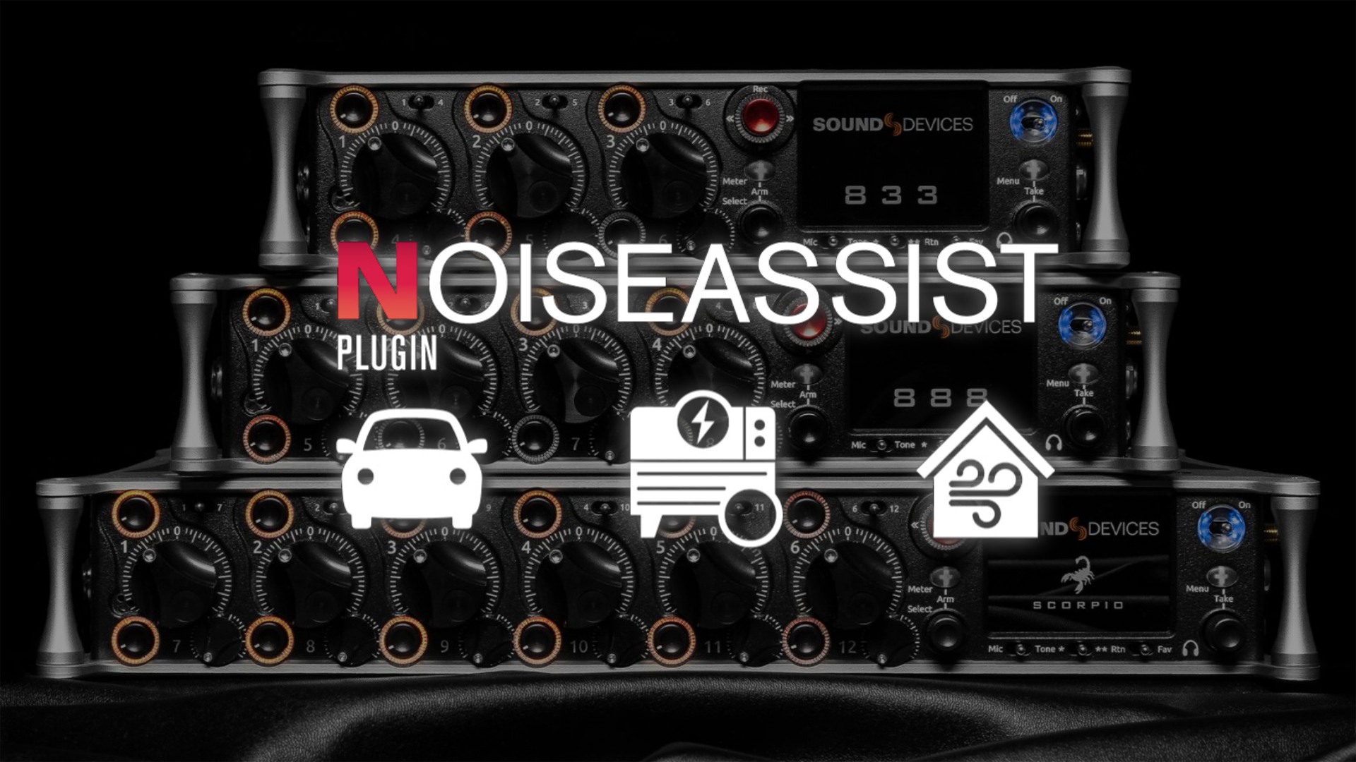 SoundDevices lanza el nuevo plugin NoiseAssist para el mezclador/grabador 8-Series