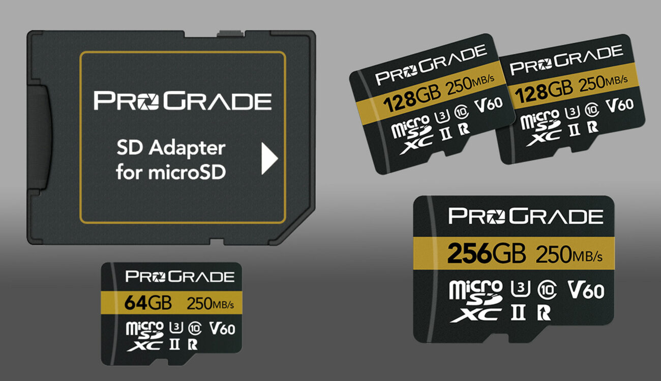 New ProGrade MicroSDXC V60 Memory Cards Introduced - Enhanced Write and Read Speeds