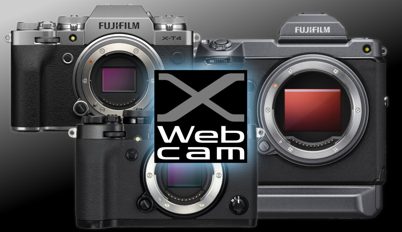 FUJIFILM  X Webcam - X and GFX Series Cameras Can Now Serve as Webcams