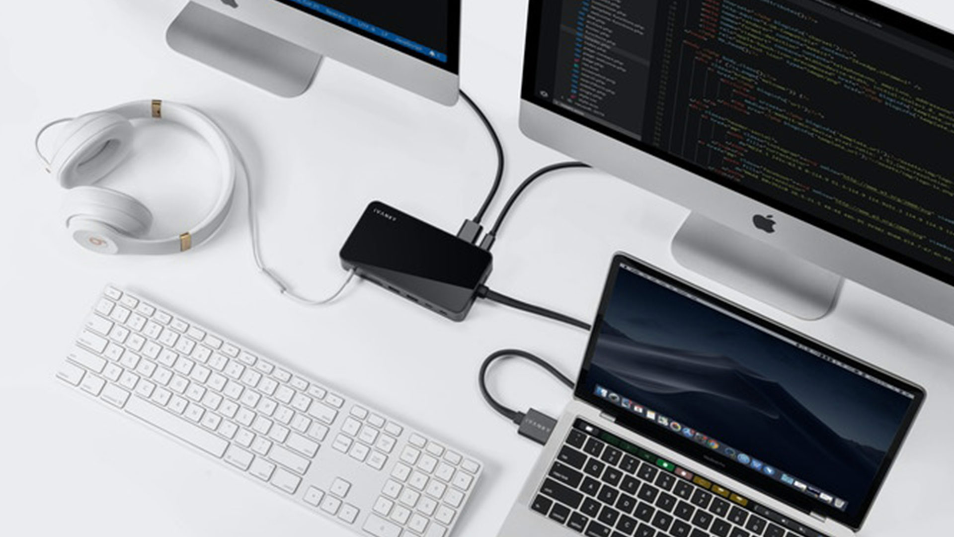 Lanzaron la Estación de Conexiones USB-C iVANKY Docking Station: doble pantalla 4K 60Hz para tu MacBook Pro