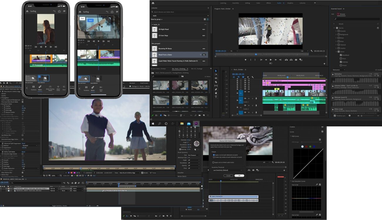 Adobe Creative Cloud Video Apps Updates - Premiere Pro Stock Audio