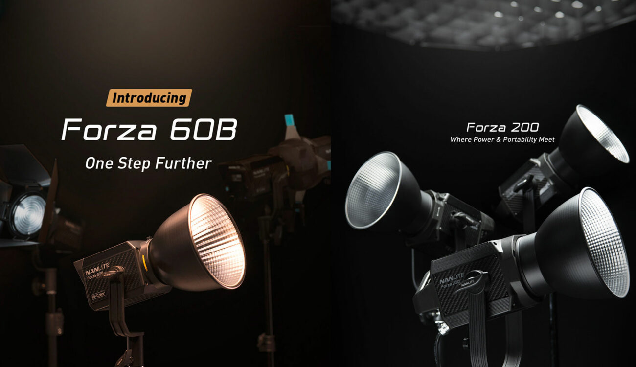 NANLITE Forza 60B and Forza 200 LED Lights Announced