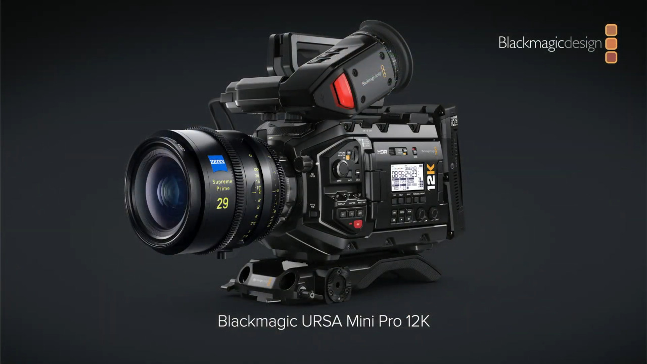 Anunciaron la Blackmagic URSA Mini Pro 12K - Super35, hasta 12K 60FPS en BRAW