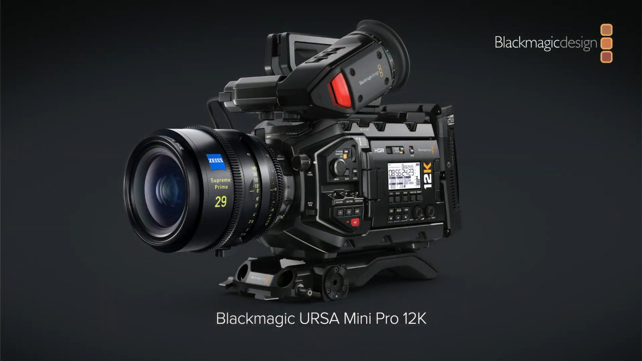 Blackmagic URSA Mini Pro 12K Announced - Super35, Up to 12K 60FPS in BRAW