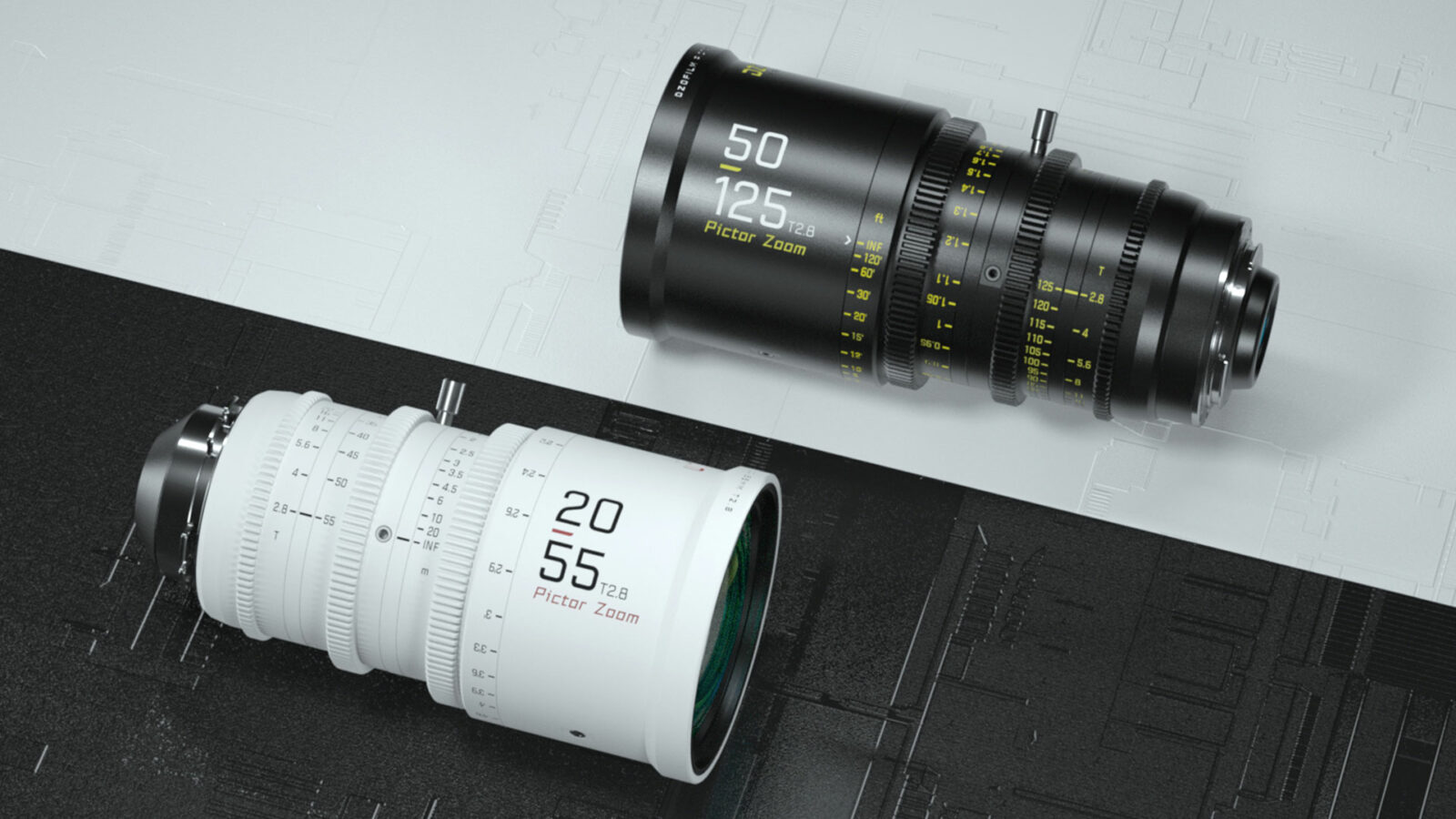 DZOFILM 20-55mm and 50-125mm T2.8 Super 35mm Zoom Lenses Introduced | CineD