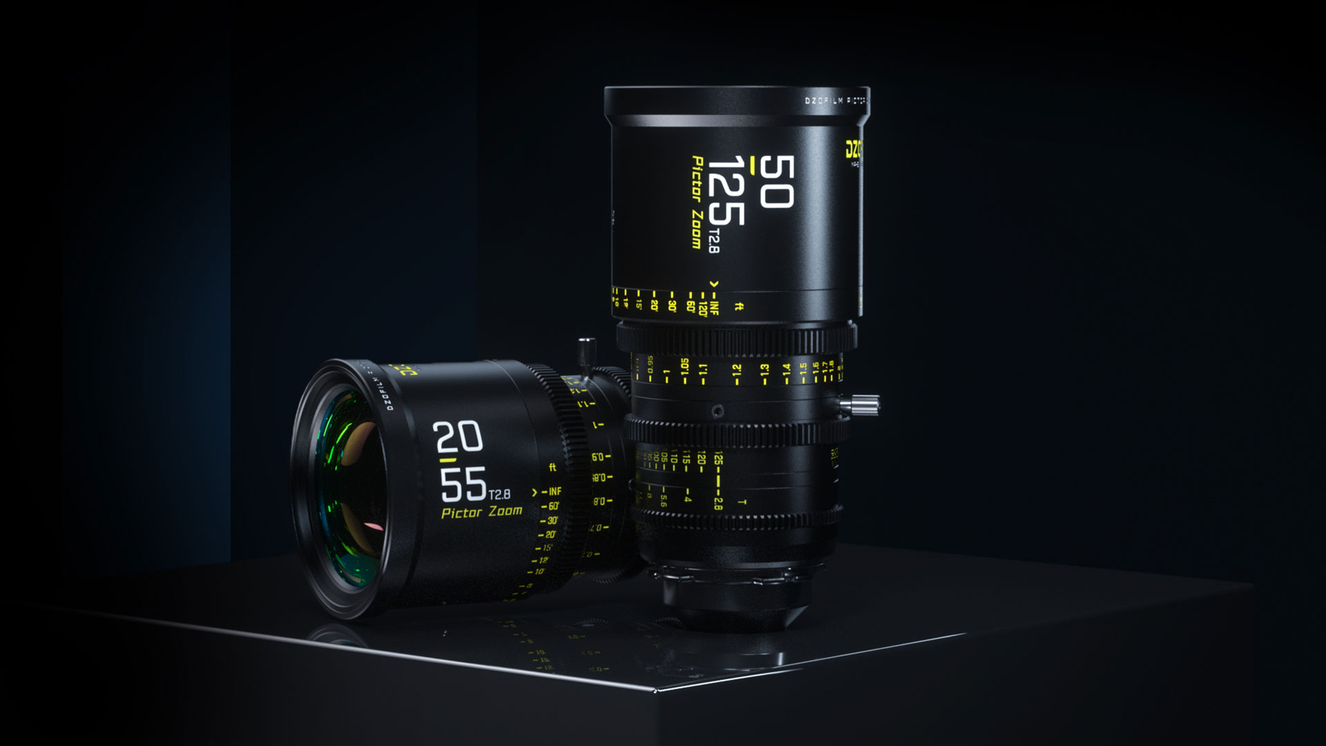 DZOFILMが20-55mmと50-125mm T2.8 S35mmレンズを発表