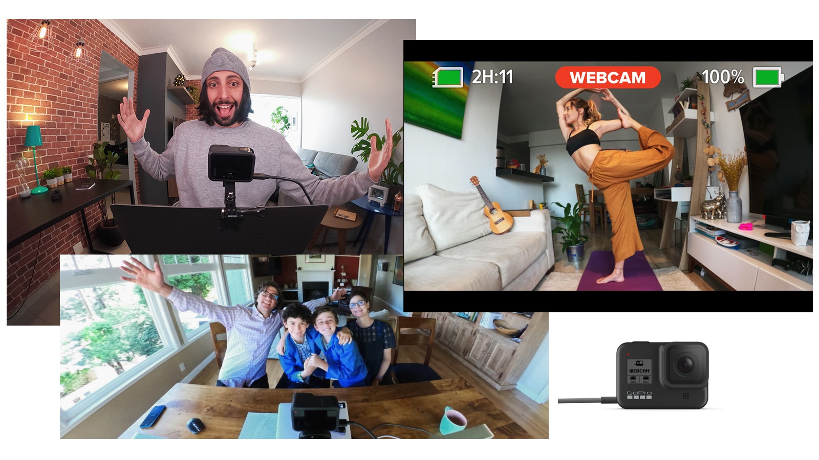 GoPro HERO8 Black - Funcionalidad de cámara web USB para macOS