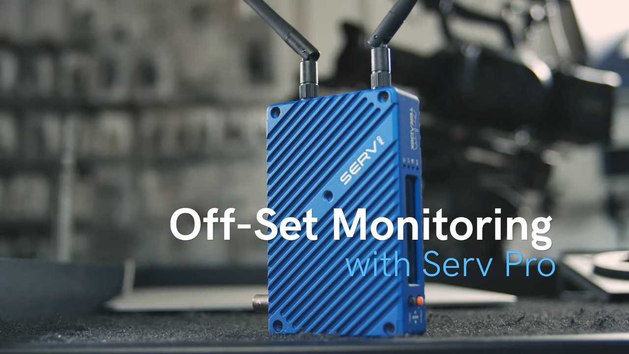 Teradek Serv Pro: la actualización de firmware ofrece monitoreo fuera del set a través de Core Cloud