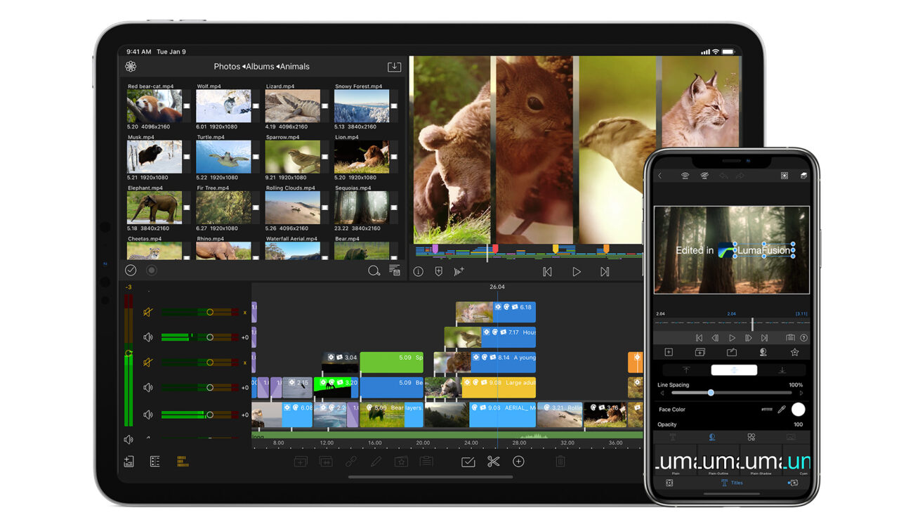 LumaFusion 2.3 adds Frame.io Integration and Multi-Select Editing