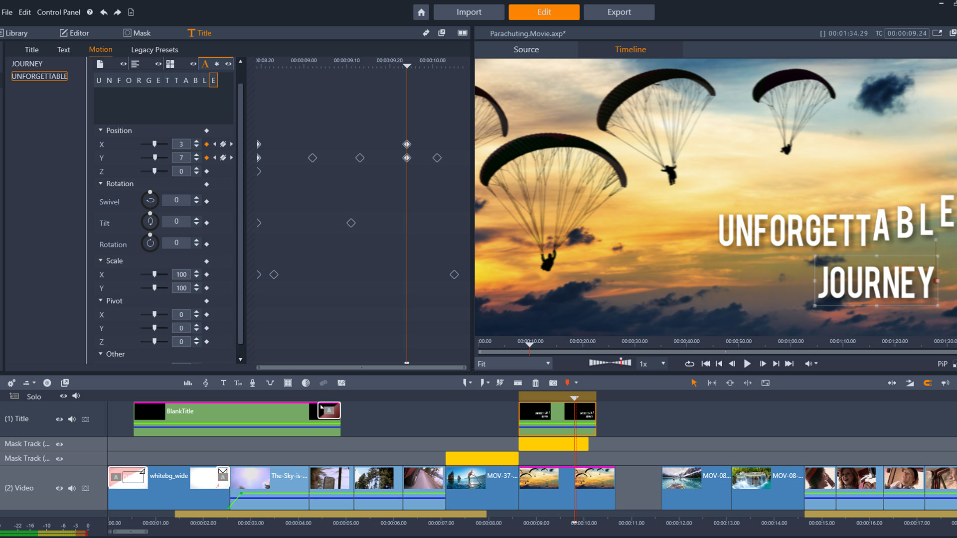 pinnacle studio 9 plus video editing software