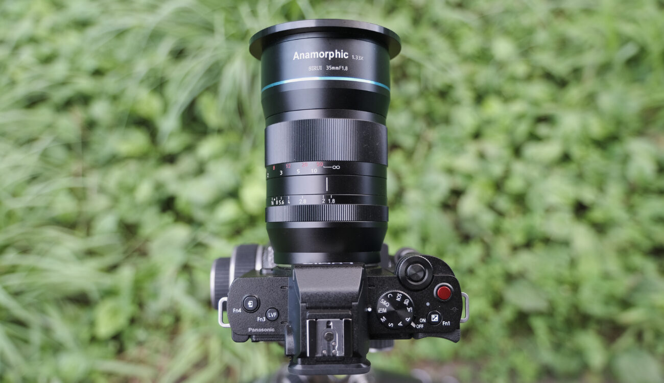 SIRUI 35mm anamorphic lens on the Panasonic G100 