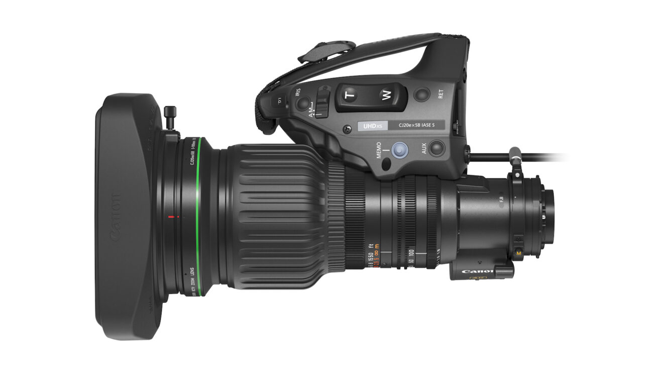 Anunciaron el lente zoom Canon CJ20ex5B 20x 4K BCTV