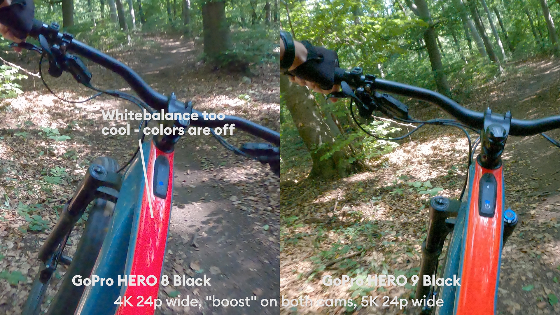 Gopro Hero9 Review Mountain Biking And Comparison To The Hero8 Cined