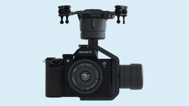 Sony a7R IV on the integrated Astro gimbal. Image Credit: Freefly Systems