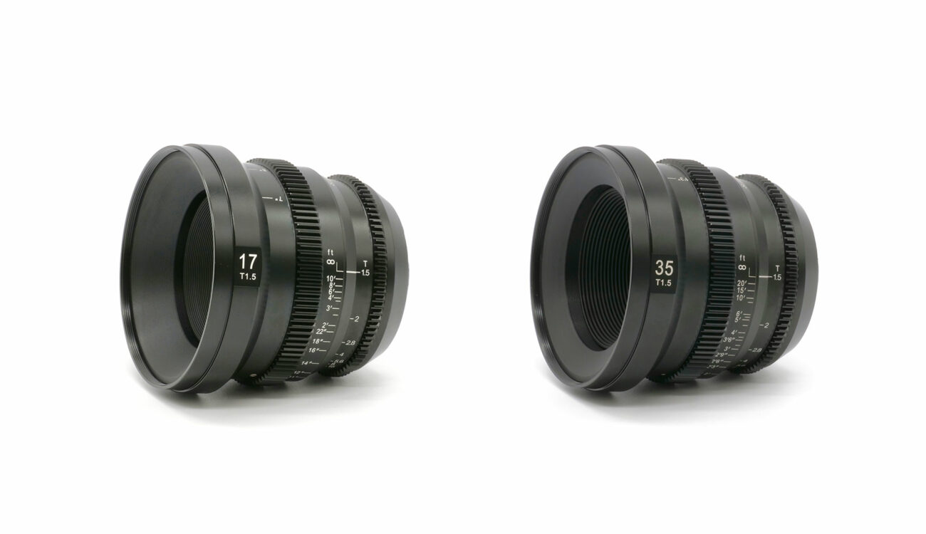 SLR Magic MicroPrime CINE 17mm T/1.5 and 35mm T/1.5 Announced