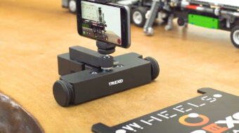 Introducing Trexo Wheels – A Tiny Tabletop Dolly with Motion Control Built-in